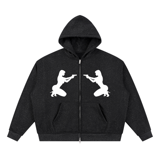 FACE OFF ZIP HOODIE